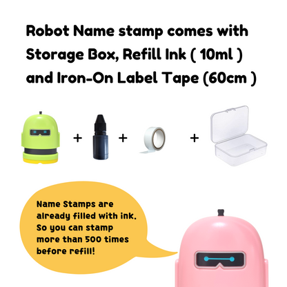 Robot Name Stamps