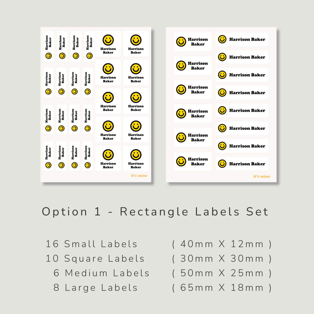 Smile Name Labels