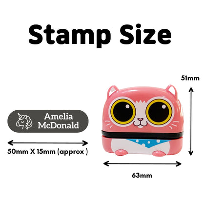 Cute Animal Name Stamps